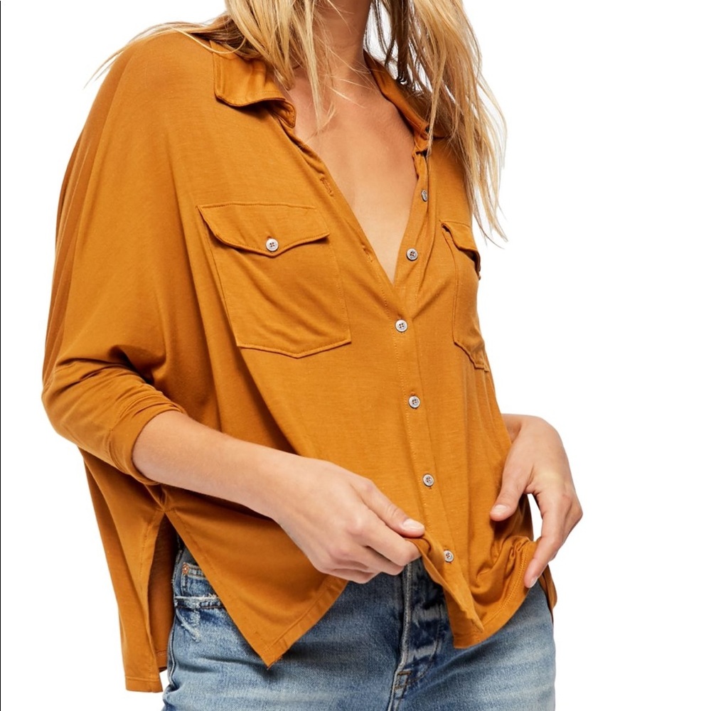 Free People Andy Shirt NWT